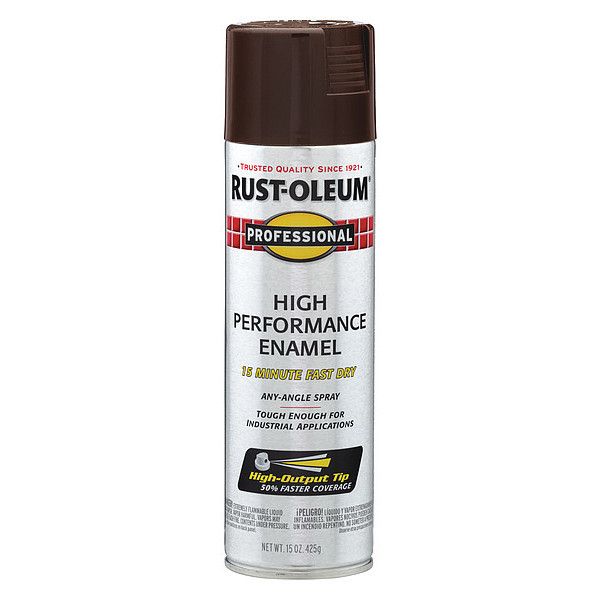 Rust-Oleum Rust Preventative Spray Paint, Dark Brown, Gloss, 15 Oz 7548838