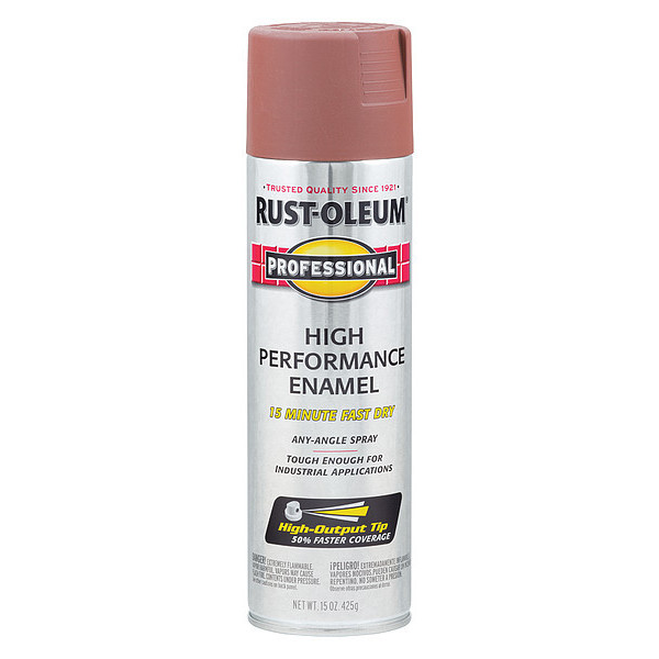 Rust-Oleum Rust Preventative Spray Paint, Flat Red, Flat, 15 Oz 7569838
