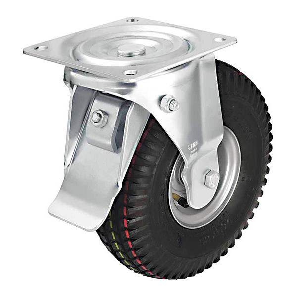 Zoro Select Pneumatic Caster, 8-21/32" Wheel dia. L-P 220R-ST