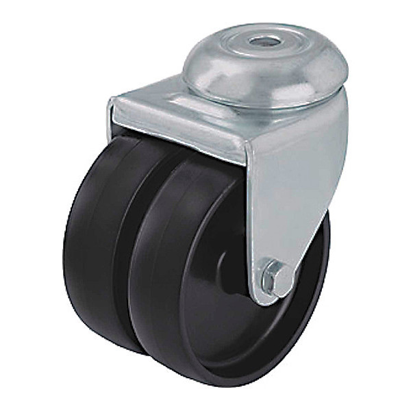 Zoro Select Bolt Hole Caster, 220 lb. Load Rating LMDA-POA 75G