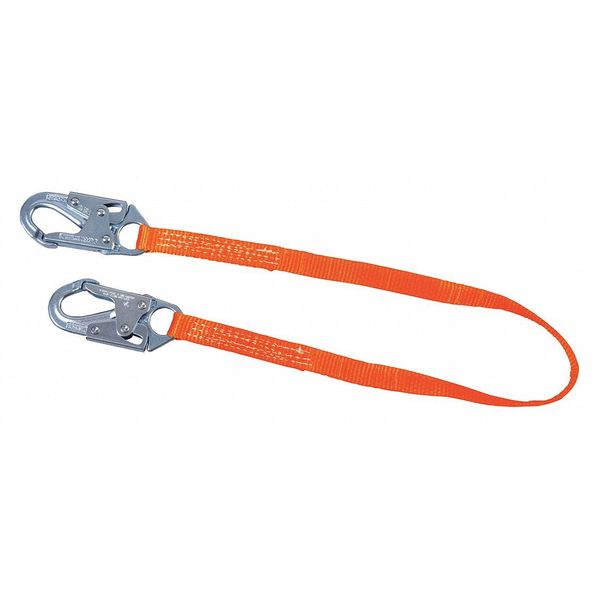 Honeywell Miller Positioning Lanyard, 6 ft, Orange T9111W-Z7/6FTAF