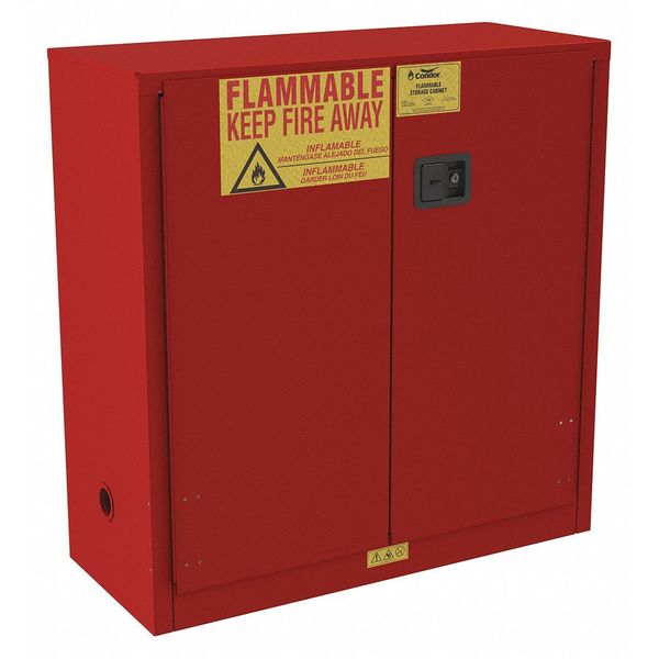 Condor Flammable Cabinet, Standard, 30 gal., 44" H 491M89