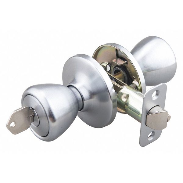Ez-Flo Eastman Knob Lockset, Mechanical, Cylindrical 57789