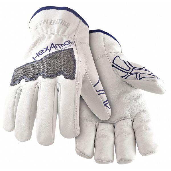 Hexarmor Cut Resistant Gloves, A6 Cut Level, Uncoated, M, 1 PR 5033-M (8)