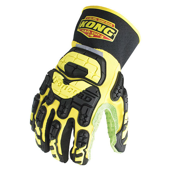 Ironclad Performance Wear Impact Resistant Gloves, 3XL, Ylw/Grn, PR SDX2-HAD-07-XXXL