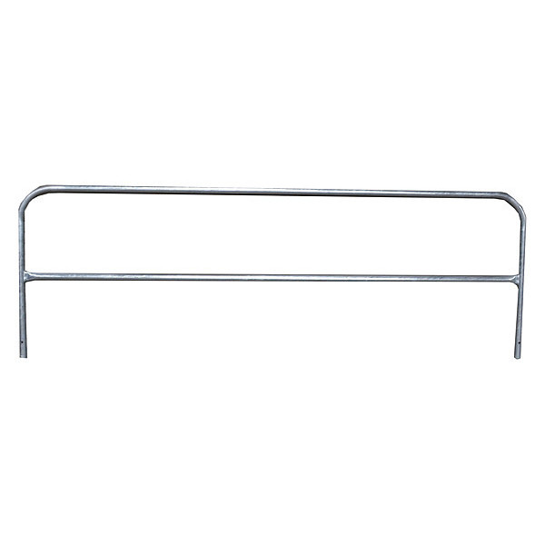 Garlock Safety Systems Guardrail, 90" L, Steel, Gray 404655G