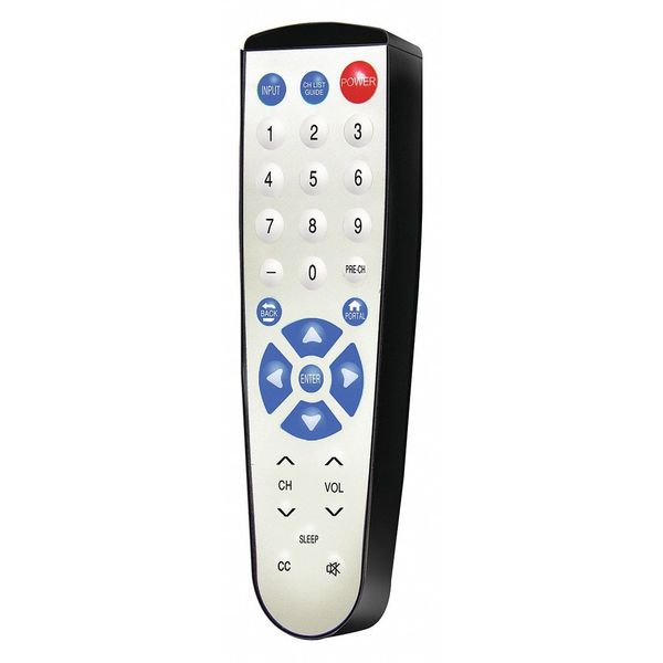 Clean Remote Remote Control, Universal, Plastic, Wht/Blk CR4