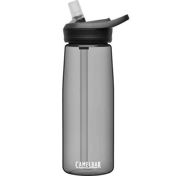 Camelbak Water Bottle, 25 oz, Plastic, Charcoal Body 1643001075