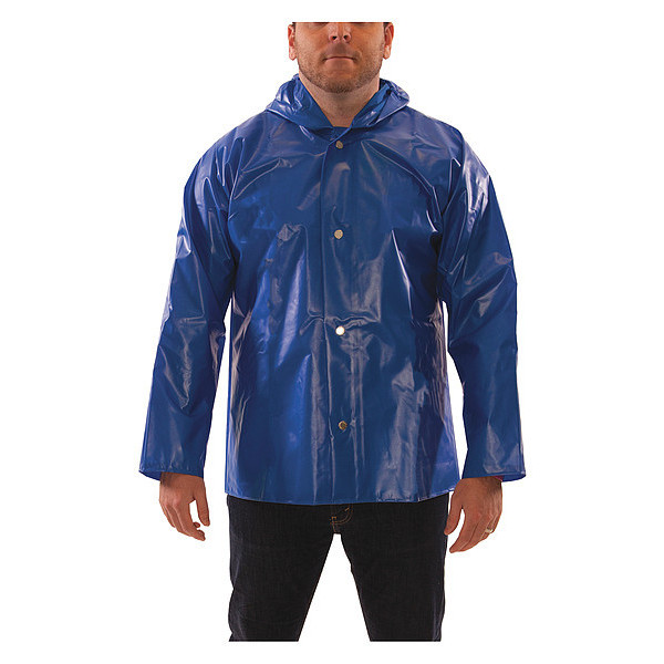 Tingley Rain Jacket, S, Blue, Polyurethane, Mens J22161 | Zoro