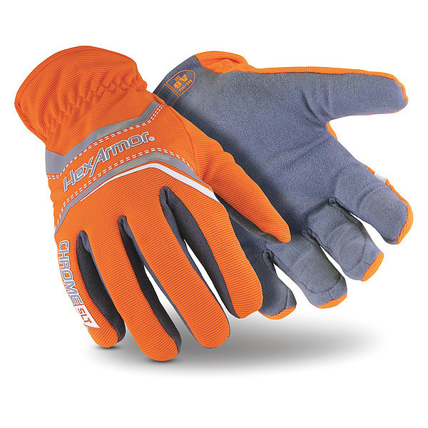 Hexarmor Cut Resistant Gloves, A6 Cut Level, Uncoated, L, 1 PR 4072-L (9)