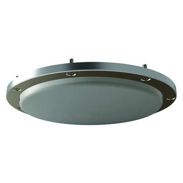 Shat-R-Shield LED Surface Mount Fixture, 4400 lm, Silver 042VR50CLYVLSSUR00000001