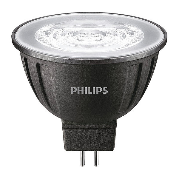 Signify LED Lamp, 24 deg. Angle, 3000K Color Temp. 8MR16/LED/830/F25/DIM 12V 10/1FB