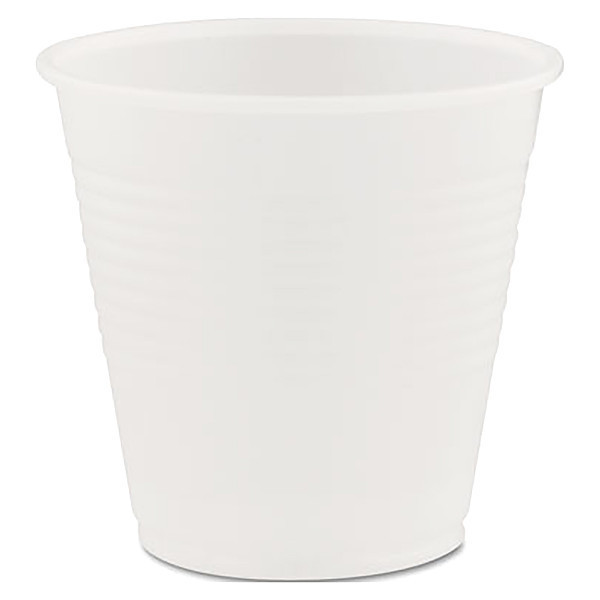 Zoro Select Disposable Cold Cup 5 oz. Clear, Plastic, Pk2500 Y5
