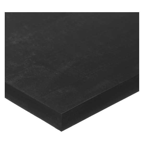 Zoro Select Neoprene Sheet, 50A, 36"x36"x0.125", Black BULK-RS-N50ESD-26