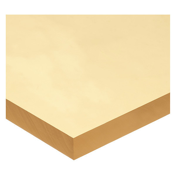 Zoro Select PU Sheet, 80A, 12"x12"x2.5mm, Amber BULK-RS-P80-90