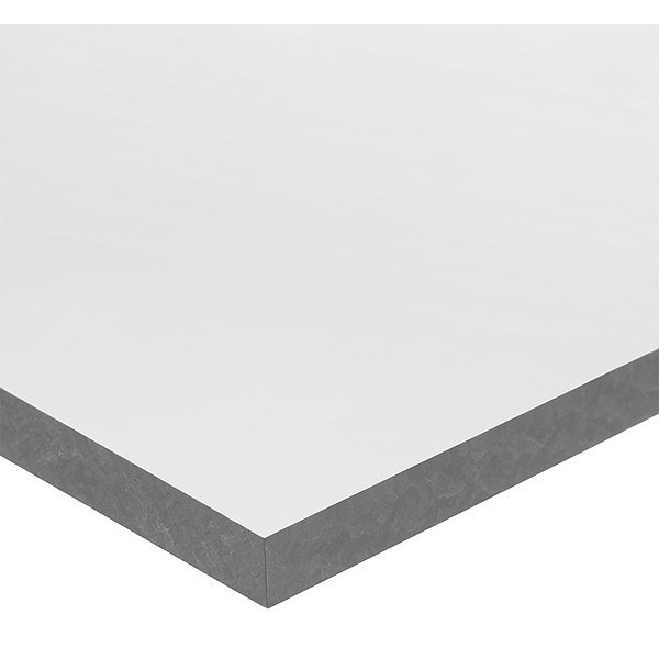 Zoro Select Gray PVC Type 2 Plastic Sheet 48" L x 24" W x 1/8" Thick PS-PVC2-2