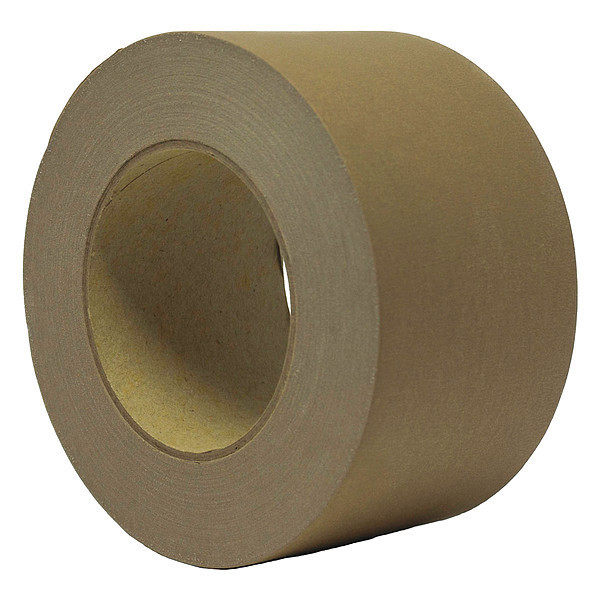 Zoro Select Masking Tape, Paper, Brown TC534-3" X 60YD