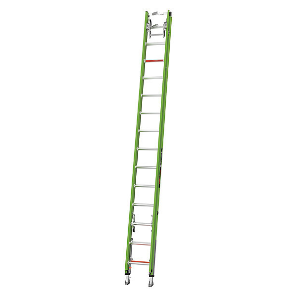 Little Giant Ladders 28 ft Fiberglass Extension Ladder, 300 lb Load Capacity 17528-264V
