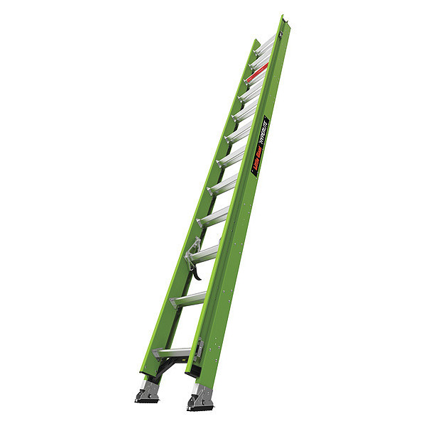 Little Giant Ladders 24 ft Fiberglass Extension Ladder, 300 lb Load Capacity 18724