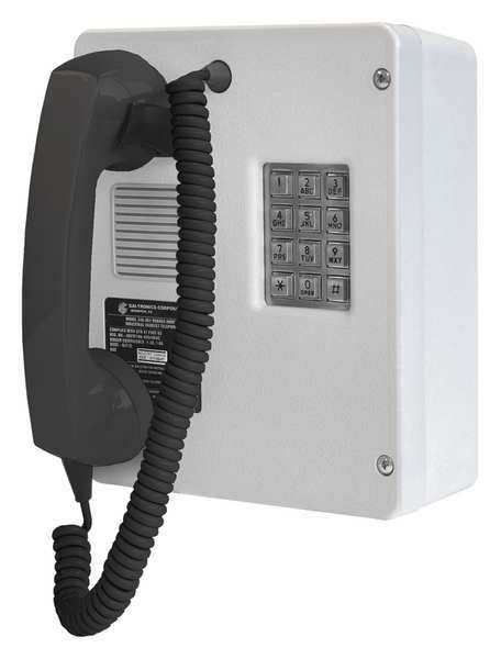 Hubbell Gai-Tronics Telephone, Industrial Indoor, Single Line 246-001