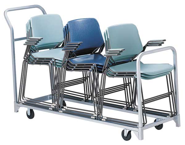 Raymond Products Folding/Stacked Chair Cart, 300 lb. Load Capacity, Holds 32 Chairs 630