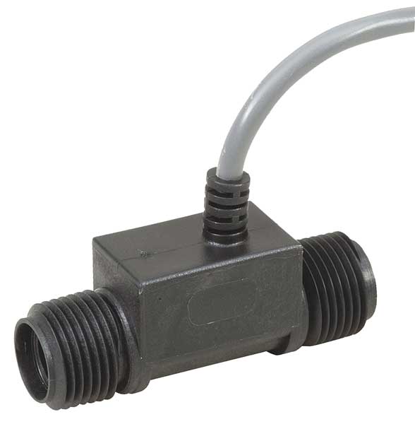 Gems Sensors Flow Rate Sensor, 3/8 MNPT, 0.4 to 4.0 GPM FT-110