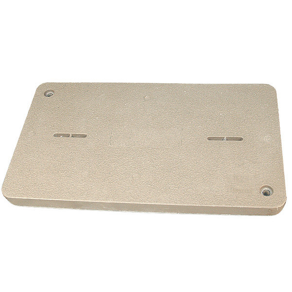 Quazite Underground Enclosure Cover, Blank Cover, 19-1/4 x 32-1/4 Enclosure, 15000 lbs., Polymer Concrete PG1730HA0009