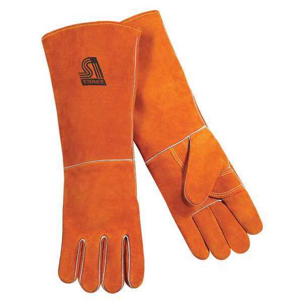 Steiner Stick Welding Gloves, Cowhide Palm, XL, PR 21918-X