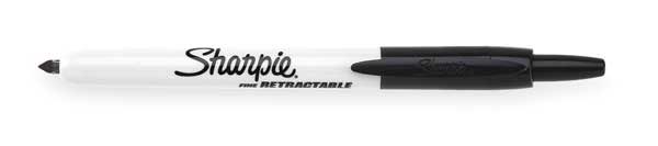 Sharpie Black Permanent Marker, Fine Tip, 2 PK 32724PP