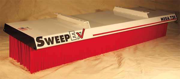 Sweepex Mega Series Broom, 72 In W, 11 In H SMB-720