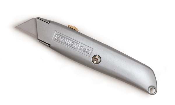Utility Knives - EP-190 Heavy Duty Metal Utility Knife - Retractable Blade  w/ Carton Sizer (12/case)