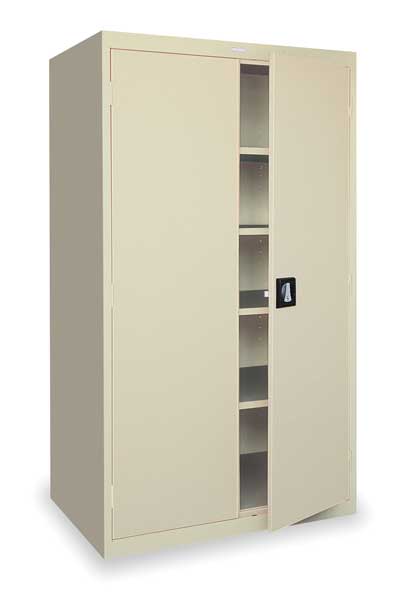 Sandusky Lee 20/22 ga. ga. Steel Storage Cabinet, 36 in W, 72 in H, Stationary EA4R362472-05