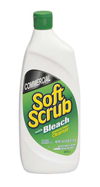 Soft Scrub Cleanser with Bleach Commercial 36oz, 6/Carton