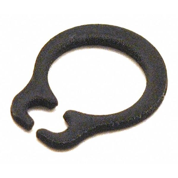 External Retaining Ring, Steel Black Phosphate Finish, 8 mm Shaft Dia, 100  PK