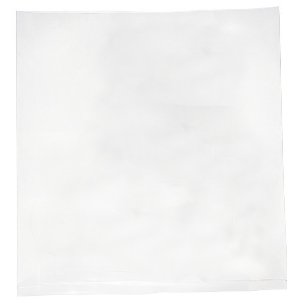 Zoro Select 12" x 12" Open Poly Bags, 4 mil, Clear 5DHU9