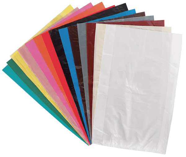 Zoro Select Merchandise Bags, Rose, 11 In. L, PK1000 5DTZ3