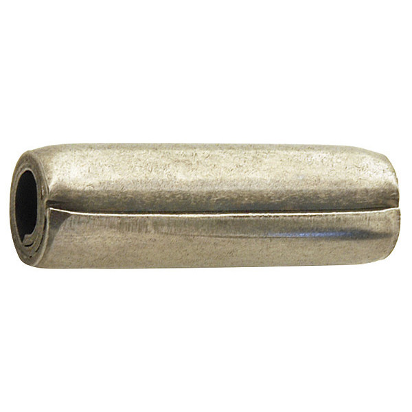 Zoro Select Spring Pin, Coil, 1/4x1 1/8 L, Pk25 5DY72