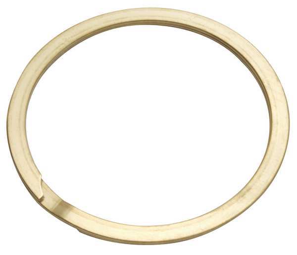 Zoro Select External Retaining Ring, 18-8 Stainless Steel Plain Finish, 1 in Shaft Dia, 5 PK CG-100SJ