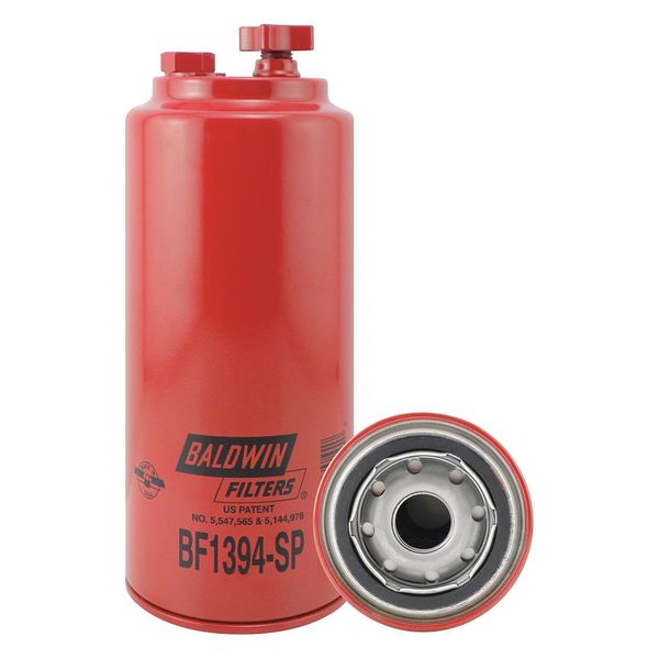 Baldwin Filters Fuel Filter, 8-7/8 x 3-11/16 x 8-7/8 In BF1394-SP