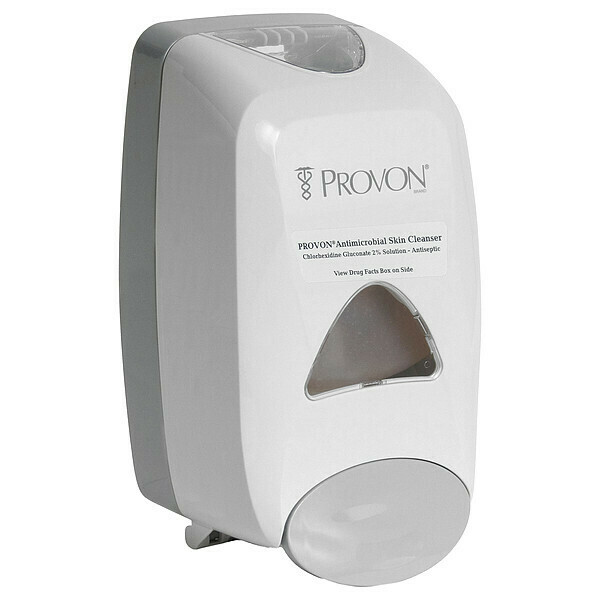 Provon FMX-12 Dispenser, Push-Style, 1200mL, Gray 5172-06