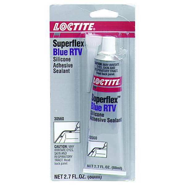 Loctite Shrink-Resistant, Coats Precut Gaskets Gasket Sealant, 80 mL, Blue, Temp Range -65 to 500 Degrees F 270642