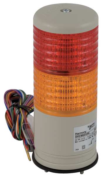 Schneider Electric Tower Light, 60mm, 0.05A, Rd, Org XVC6B25SK