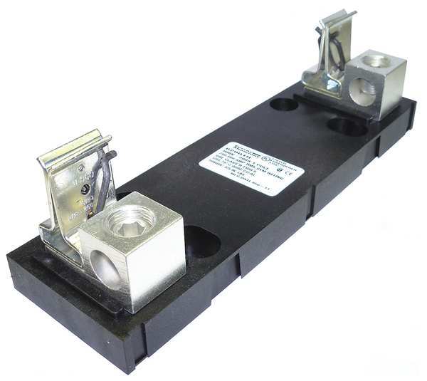 Mersen Open Fuse Block, R UL Class, 1 Poles, 200A Amp Range, 600V AC/DC Volt Rating 62001R