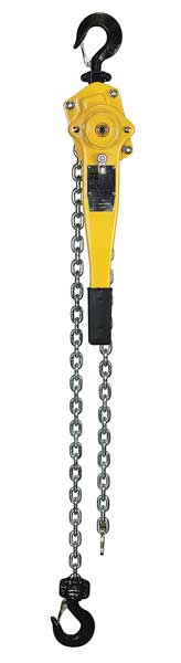 Oz Lifting Products Lever Chain Hoist, 3,000 lb Load Capacity, 20 ft Hoist Lift OZ150-20LHOP