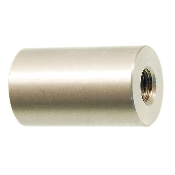 Zoro Select Round Standoffs, 5/16"-18 Thrd Sz, 4 in Bd L, 18-8 Stainless Steel Brushed, 3/4 in OD, 2 PK ZA0176-SS32D