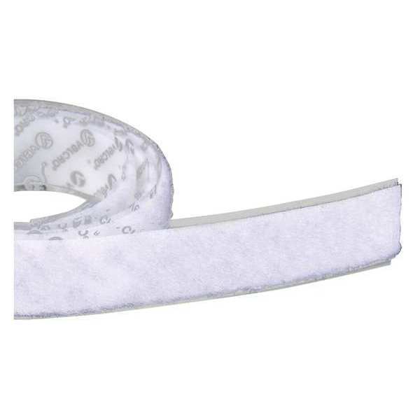 Velcro Brand Reclosable Fastener, Acrylic Adhesive, 75 ft, 3/4 in Wd, White 190899