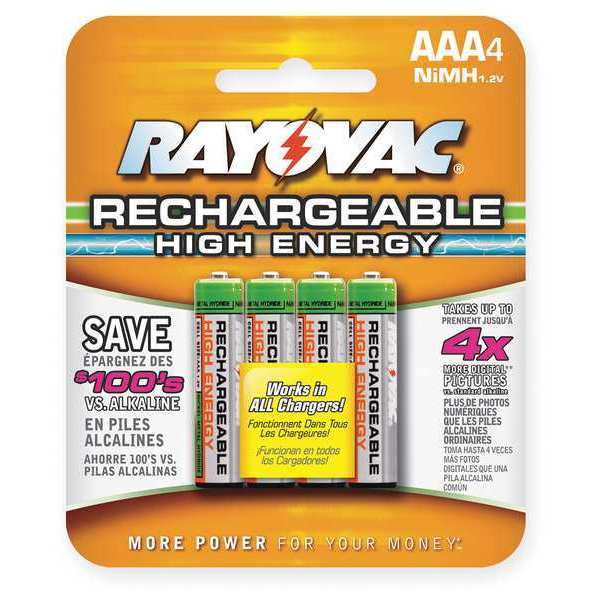 Recharge AAA Batteries - Rayovac