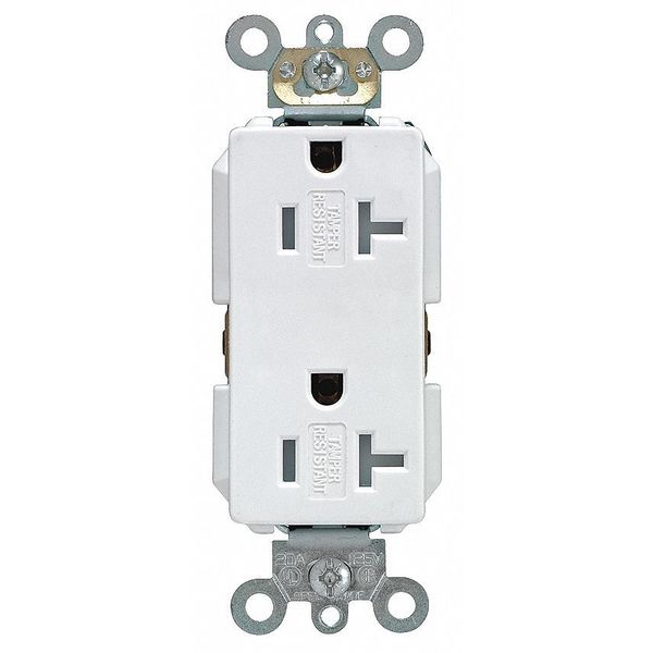 Leviton Receptacle TDR20-W