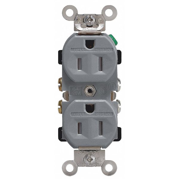 Leviton Receptacle TWR15-GY