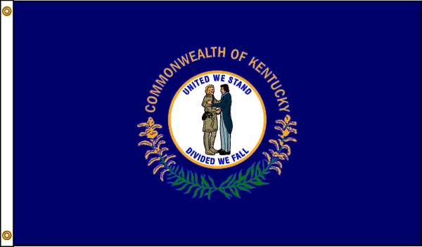 Nylglo Kentucky Flag, 5x8 Ft, Nylon 141980